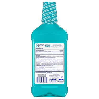 Sensodyne Pronamel Alcohol-Free Mouthwash – Gentle Daily Enamel Repair for Sensitive Teeth, Extra Fresh 16.9 fl oz (3 Pack)