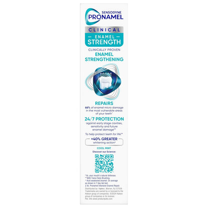 Sensodyne Pronamel Clinical Enamel Strength Toothpaste – Citrus Fresh Mint for a Calming Morning Brushing Ritual