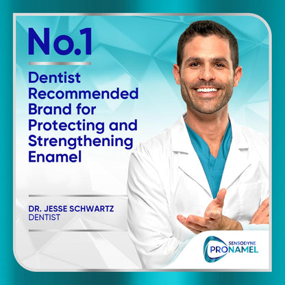 Sensodyne Pronamel Clinical Toothpaste – Work-Day Ready Enamel Protection for Consistent Oral Health (3 Pack)