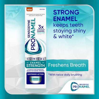 Sensodyne Pronamel Clinical Toothpaste – Work-Day Ready Enamel Protection for Consistent Oral Health (3 Pack)