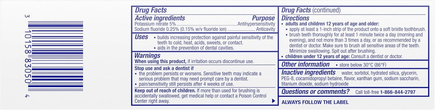 Sensodyne Pronamel Daily Protection Enamel Toothpaste for Sensitive Teeth - Mint Essence, 4 oz (Pack of 3) for Mindful Morning and Bedtime Oral Care Rituals