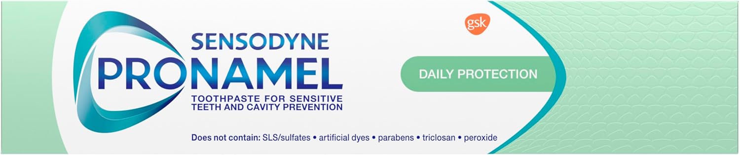 Sensodyne Pronamel Daily Protection Enamel Toothpaste for Sensitive Teeth - Mint Essence, 4 oz (Pack of 3) for Mindful Morning and Bedtime Oral Care Rituals