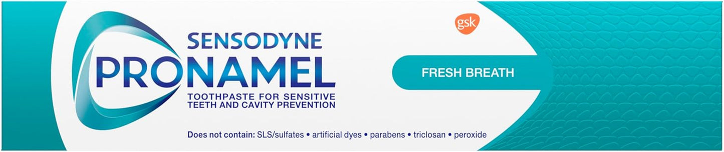 Sensodyne Pronamel Fresh Breath Enamel Toothpaste – Child-Safe Fluoride Protection for Family Bathrooms