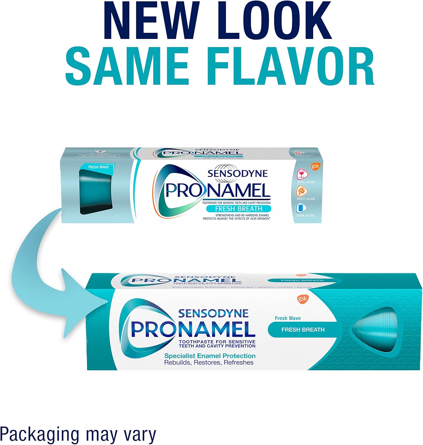 Sensodyne Pronamel Fresh Breath Enamel Toothpaste – Child-Safe Fluoride Protection for Family Bathrooms