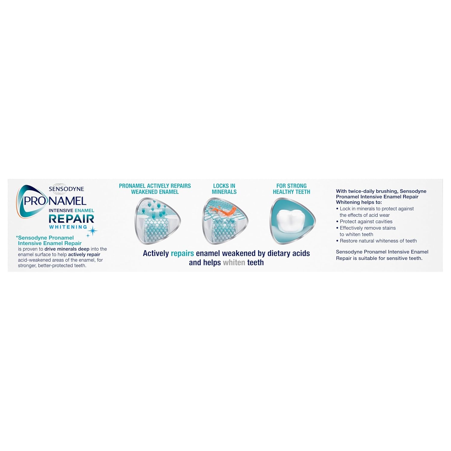 Sensodyne Pronamel Intensive Enamel Repair – Non-Toxic Sensitivity Relief Safe for Kids, Pets, and Whole Families