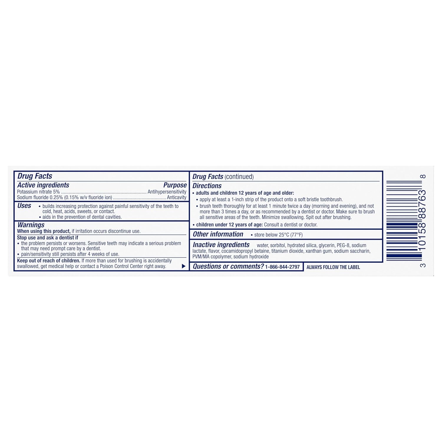 Sensodyne Pronamel Intensive Enamel Repair – Non-Toxic Sensitivity Relief Safe for Kids, Pets, and Whole Families