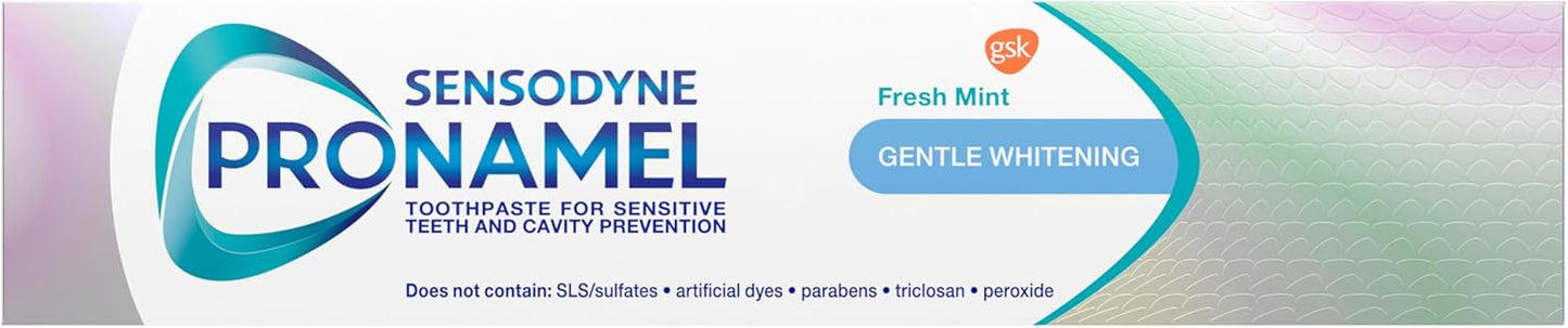 Sensodyne Pronamel Sensitive Teeth Toothpaste – Clean, Essential Enamel Care in Understated Design