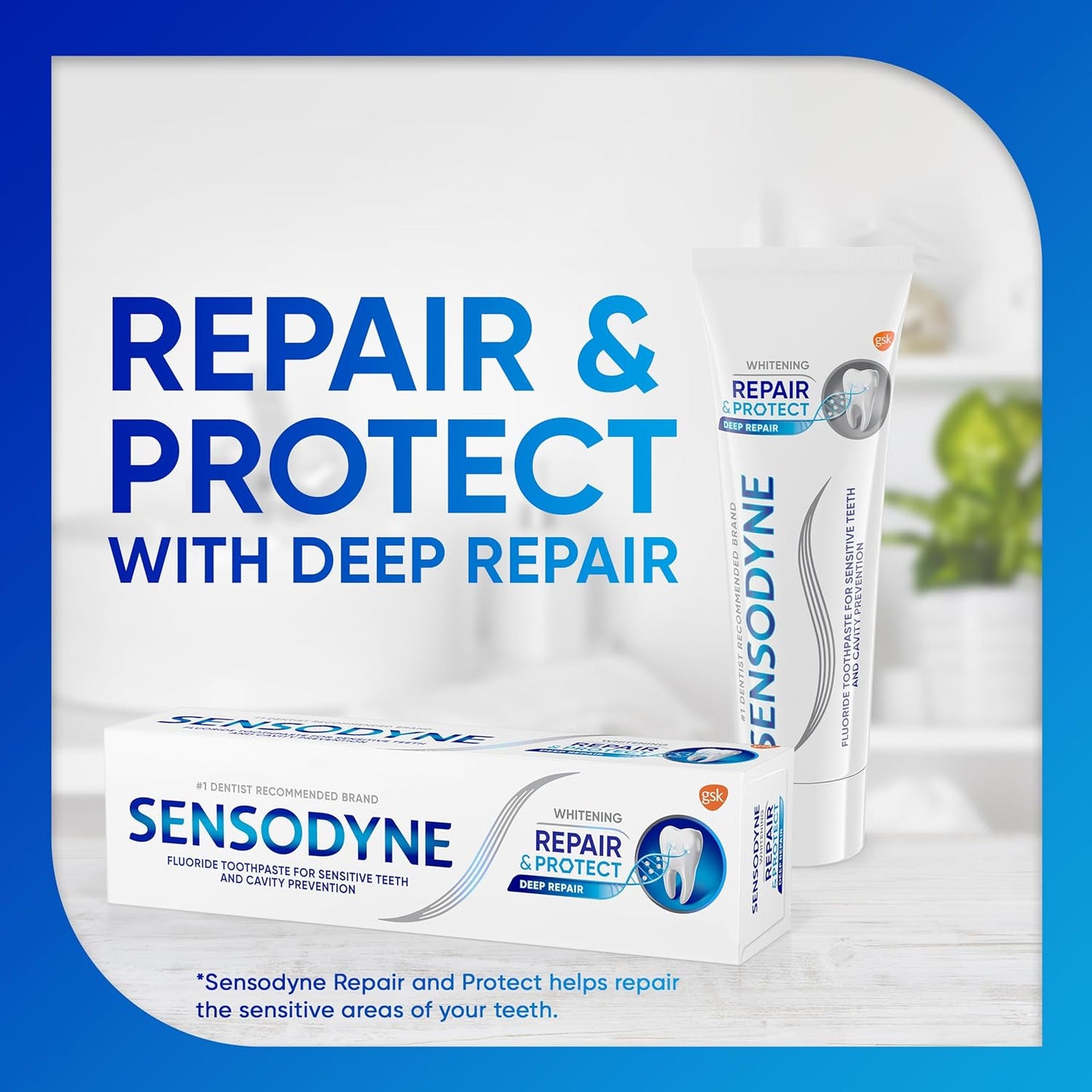 Sensodyne Repair and Protect Whitening Toothpaste – One Simple Solution for Sensitivity and Cavity Protection