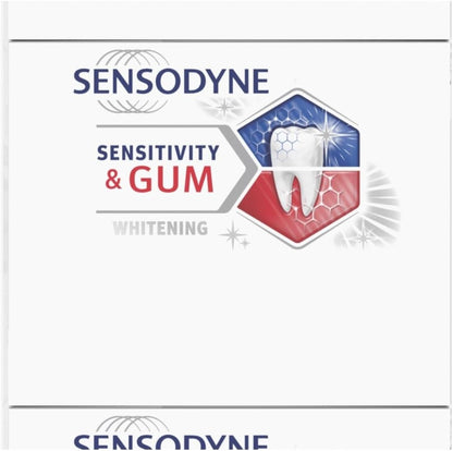 Sensodyne Sensitivity & Gum Whitening Toothpaste – Calming Nightly Self-Care Ritual for Sensitive Teeth