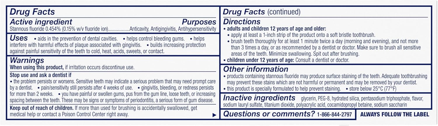 Sensodyne Sensitivity & Gum Whitening Toothpaste – Calming Nightly Self-Care Ritual for Sensitive Teeth