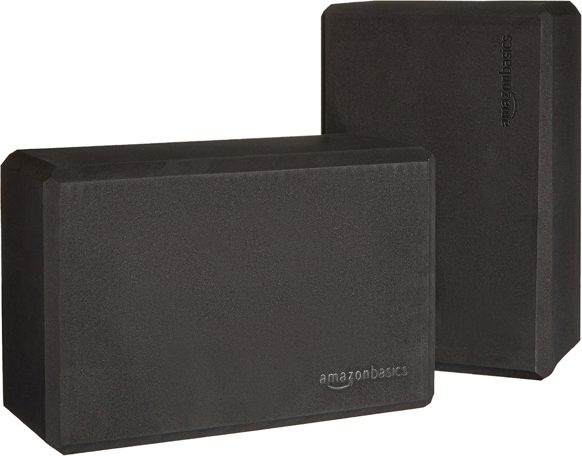 set of 2 high-density foam yoga blocks