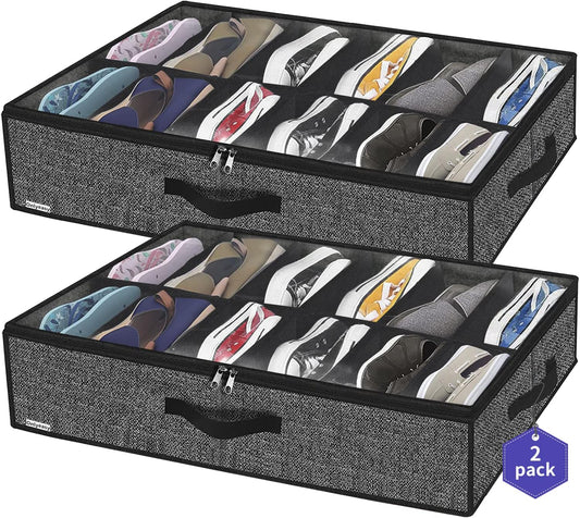 set of 2 organizers with 12 individual cells each (24 total)