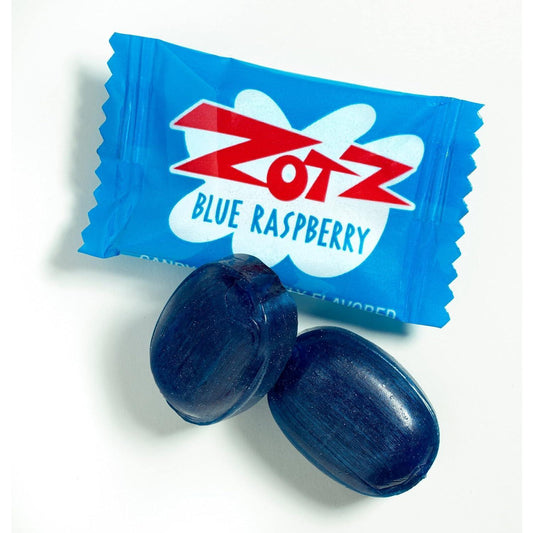 seven assorted fruit flavors: cherry, watermelon, blue raspberry, apple, orange, strawberry, grape