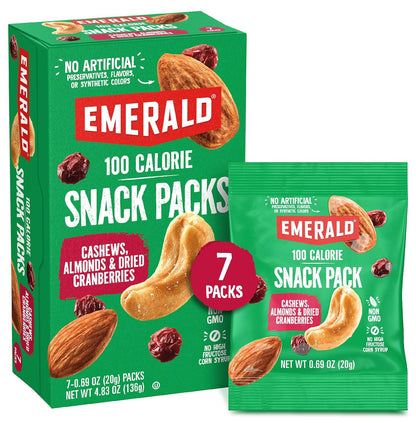 seven individually wrapped 100-calorie portions per package