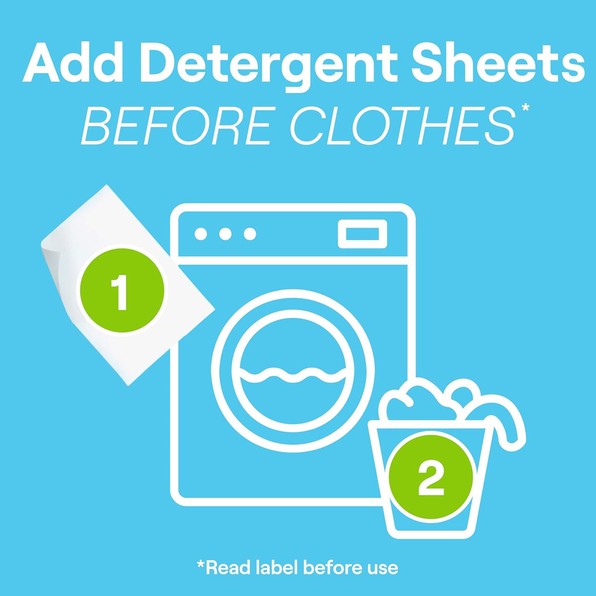 Seventh Generation Laundry Detergent Sheets Free & Clear – TSA-Friendly Travel Detergent for Suitcase and Carry-On