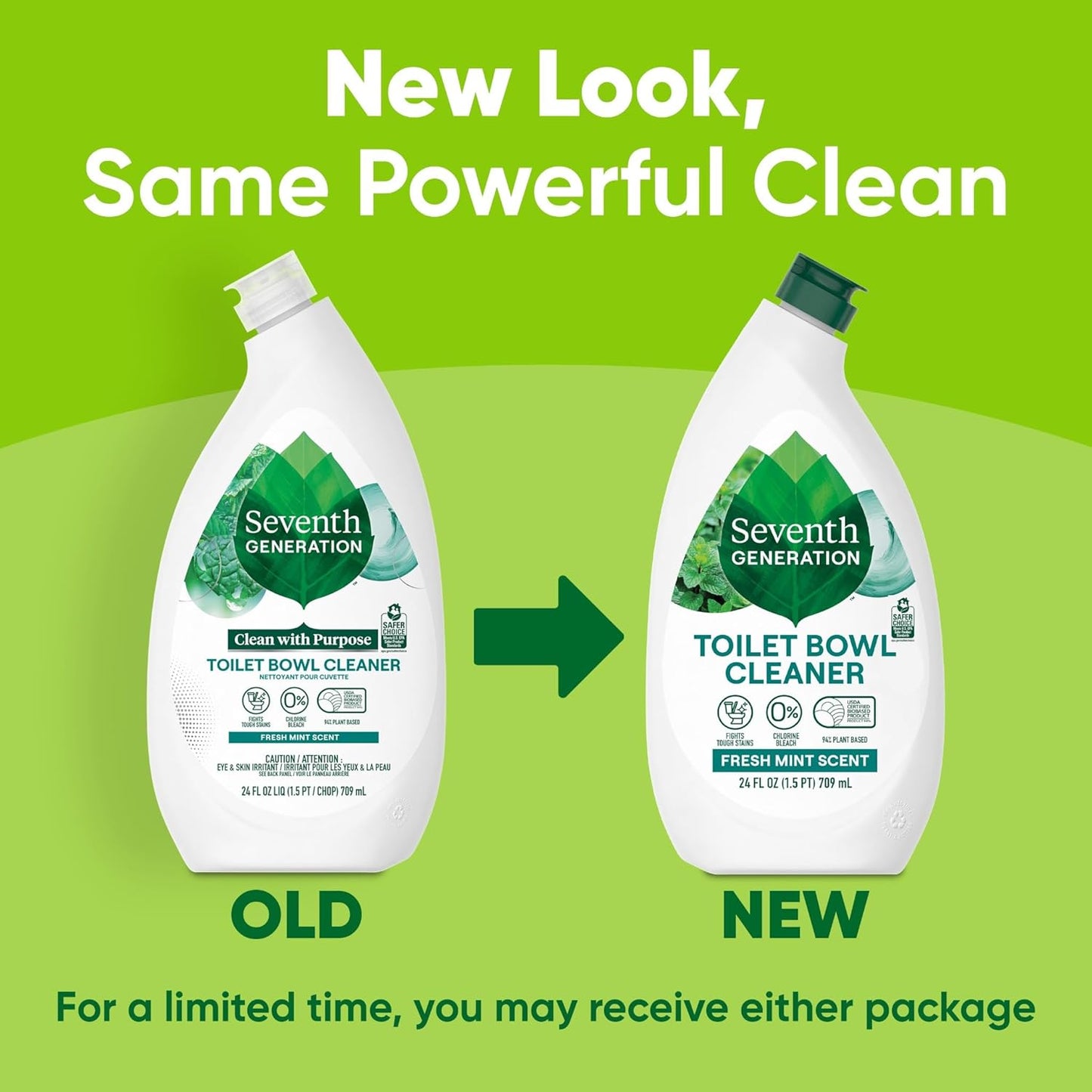 Seventh Generation Toilet Bowl Cleaner – Child-Safe Plant-Based Formula for the Family Bathroom and Nursery-Adjacent Powder Room