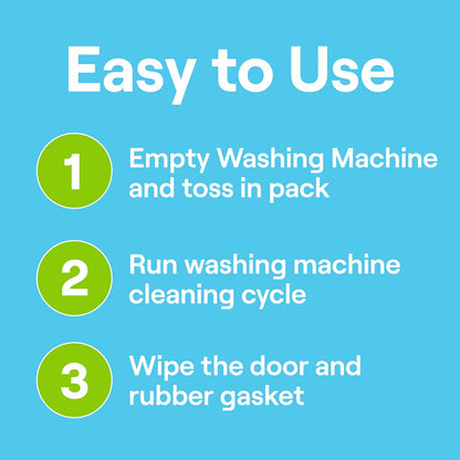 Seventh Generation Washing Machine Cleaner – Nursery Adjacent Laundry Care, Family Safe Fragrance Free Washer Packs