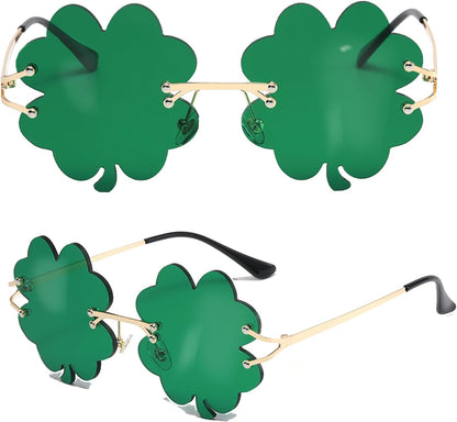 shamrock and four-leaf clover shaped frame designs