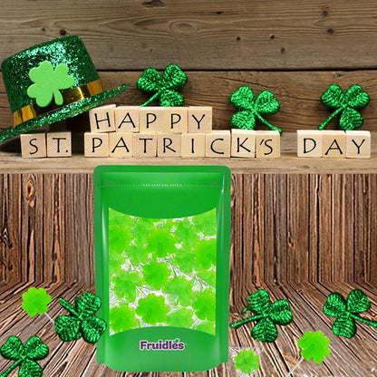 Shamrock Sucker Co. St. Patrick's Day Shamrock Lollipops – Travel-Friendly Treat for Parades, Carnival Giveaways, and On-the-Go Snacking