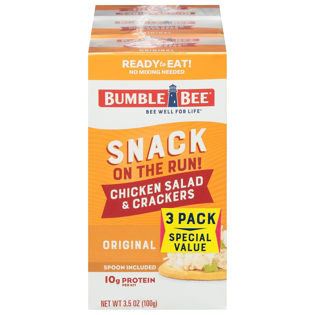 shelf-stable canned chicken salad requiring no refrigeration