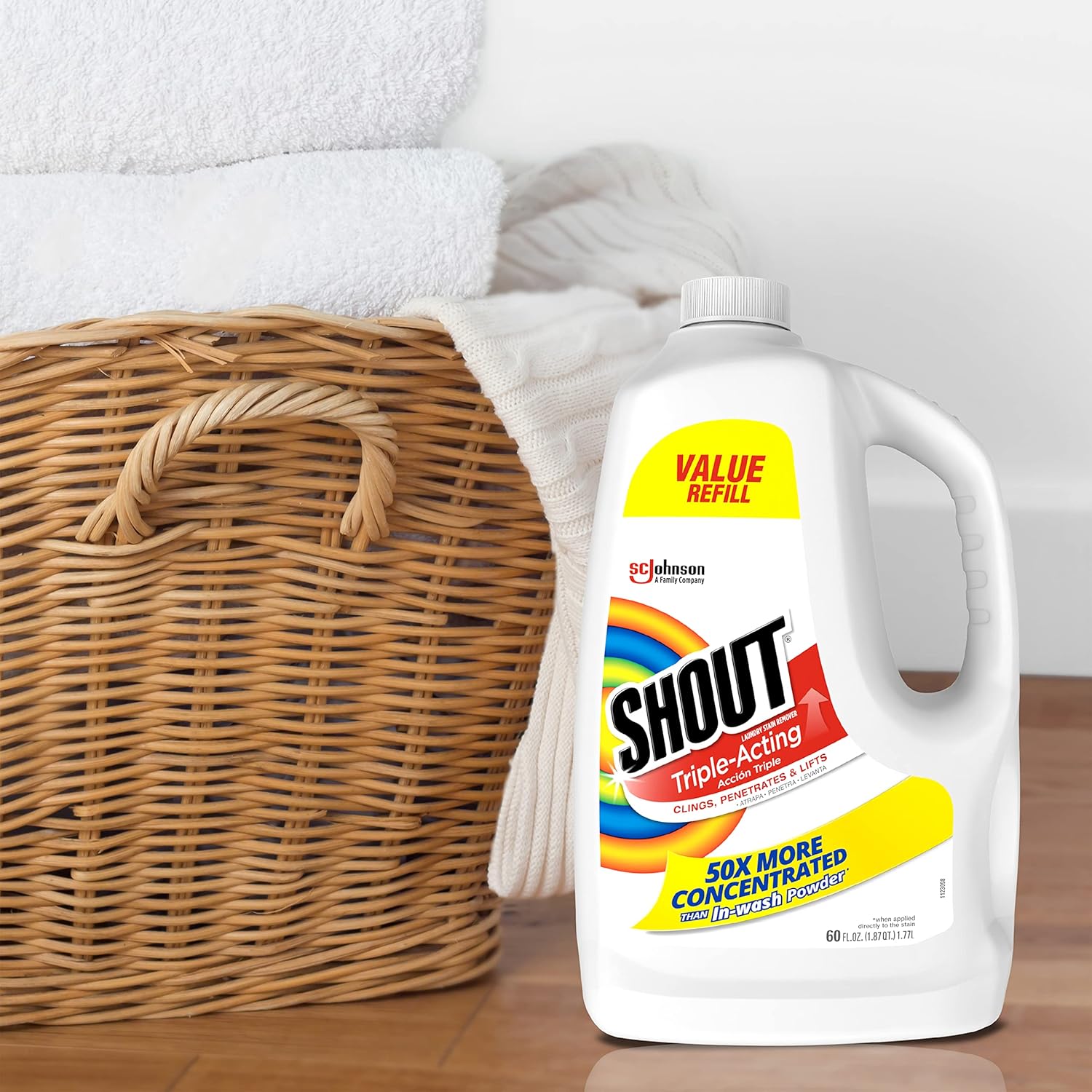 Shout Active Enzyme Laundry Stain Remover Spray – Field and Trail Stain Pretreat for Sports Gear and Uniforms
