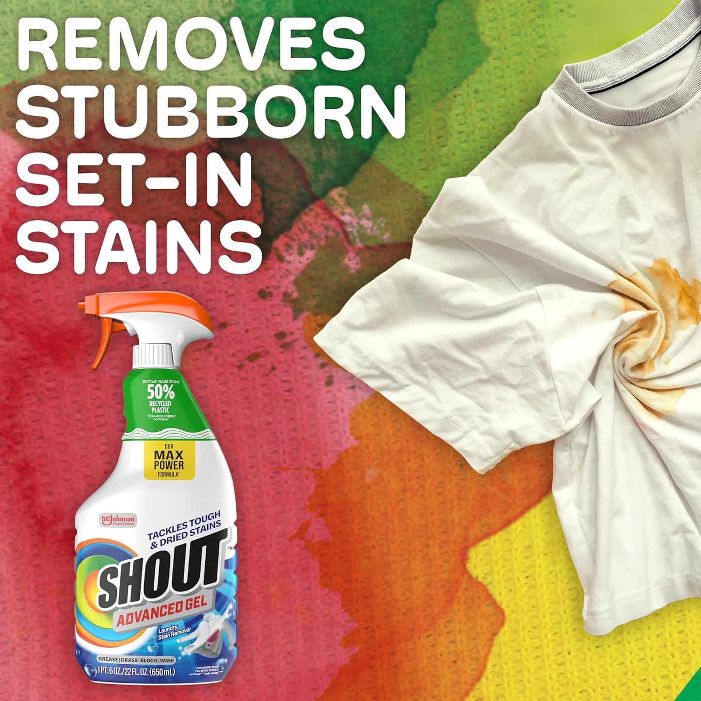 Shout Advanced Gel Stain Remover – Practical Housewarming Gift for New Homeowners and Newlyweds