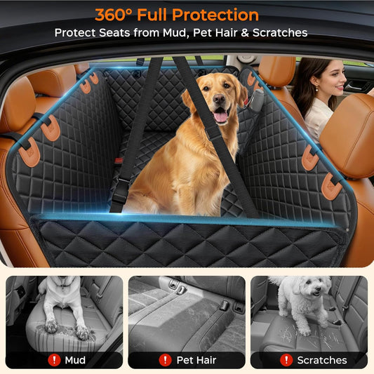 side flaps with up/down zippers for door protection and elderly dog accessibility