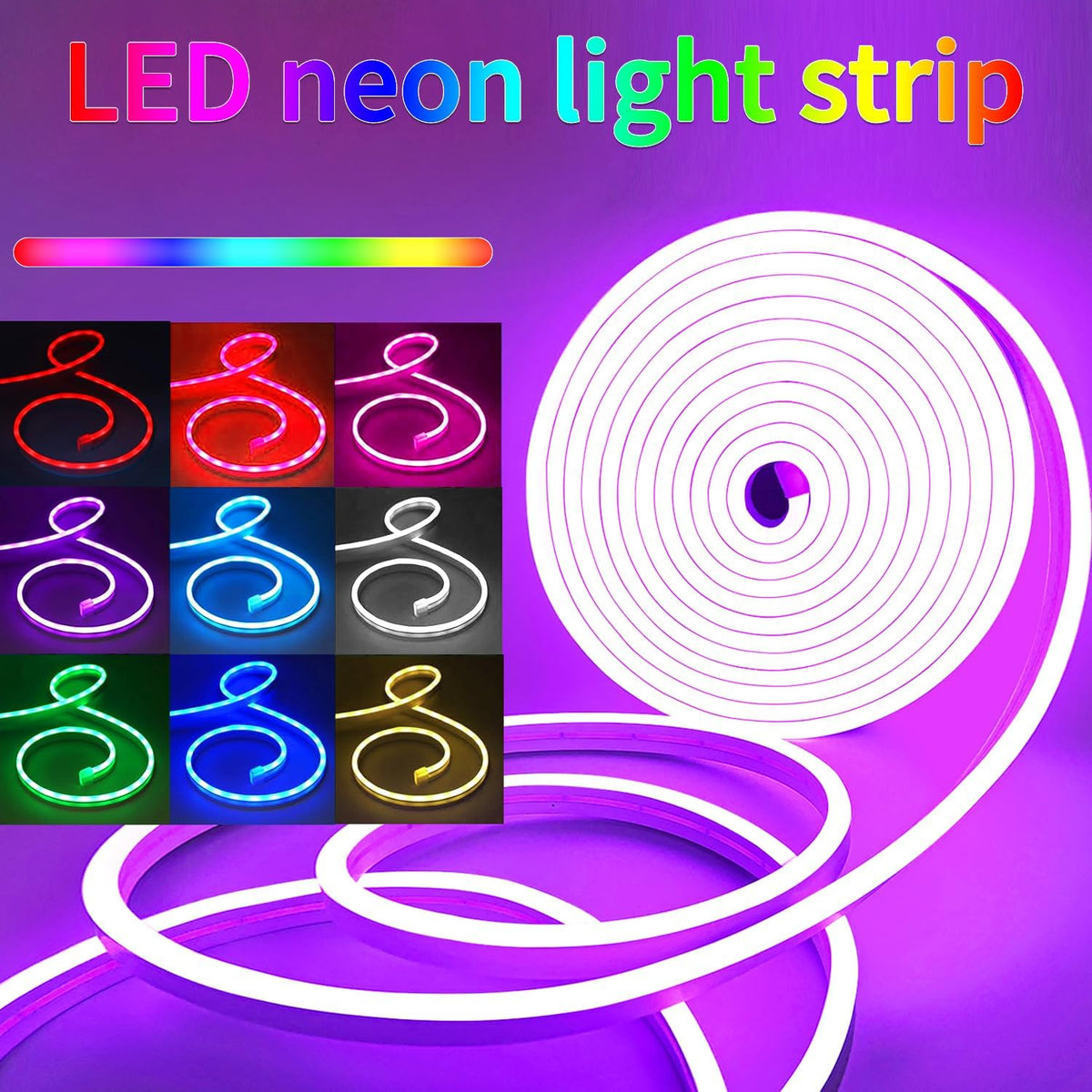 side-lit led design for uniform neon-like glow