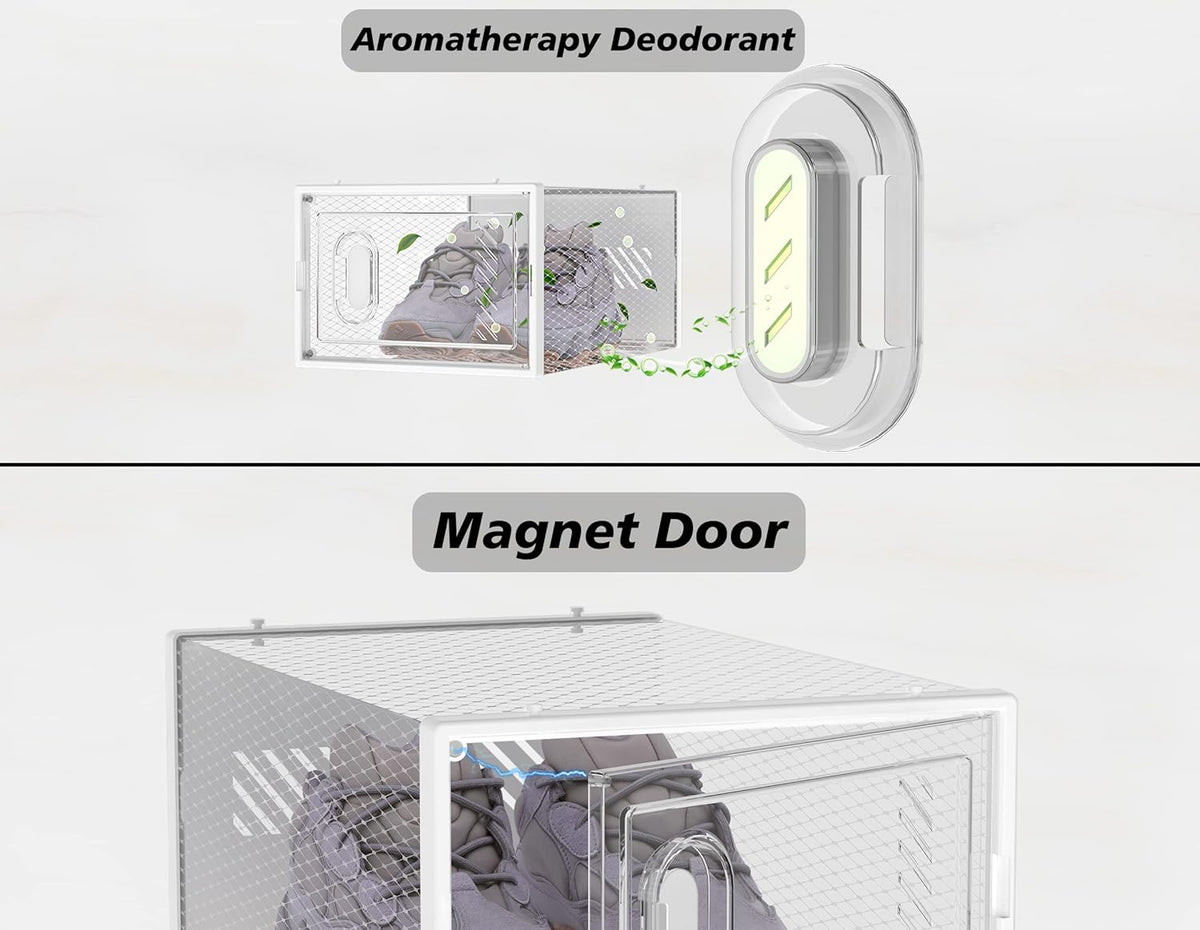 side ventilation holes paired with included aromatherapy stick for odor control