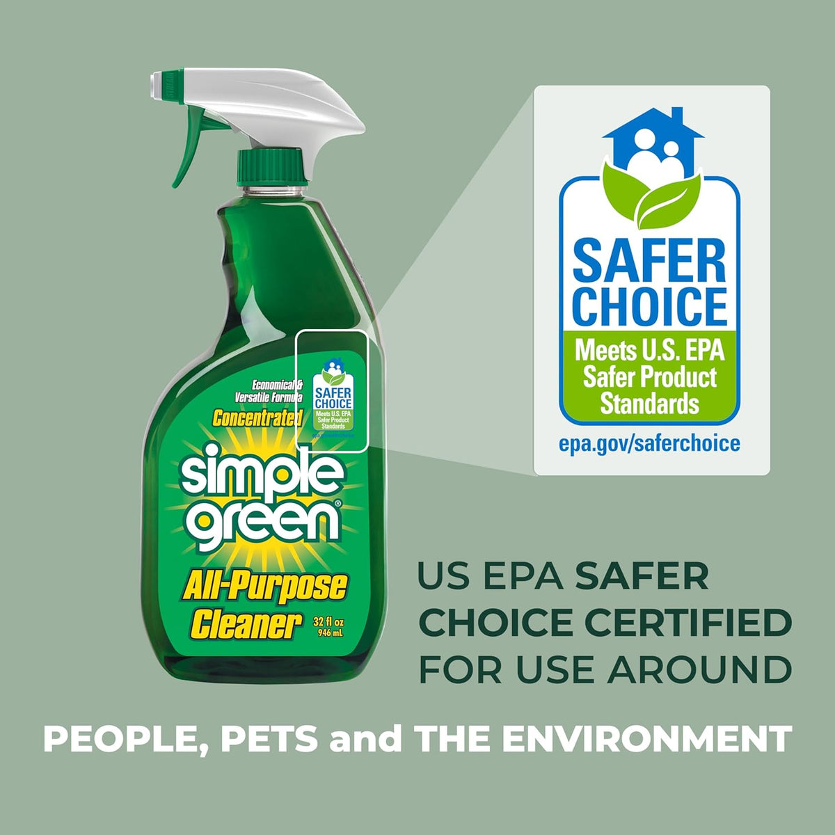 Simple Green Multi-Surface Formula – Camping Gear, Cooler, and Grill Cleaner for Open-Air Living