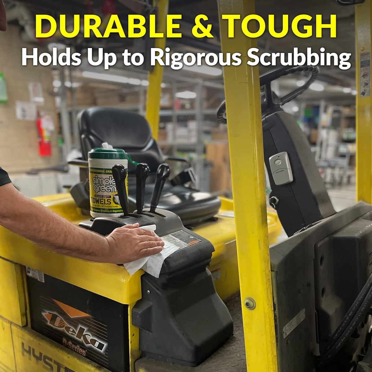Simple Green Non-Toxic Degreasing Towels for Family Kitchens, Family-Safe Cleaning Wipes