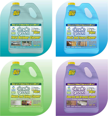 Simple Green Oxy Solve Outdoor Cleaner – 1 Gal Non-Toxic Solution Safe Around Kids, Pets, and Plants