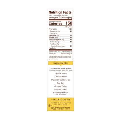 Simple Mills Almond Flour Crackers – Shelf-Stable Fuel for Workday Focus