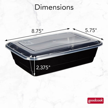 single 4-cup compartment with embossed volume measurement markings