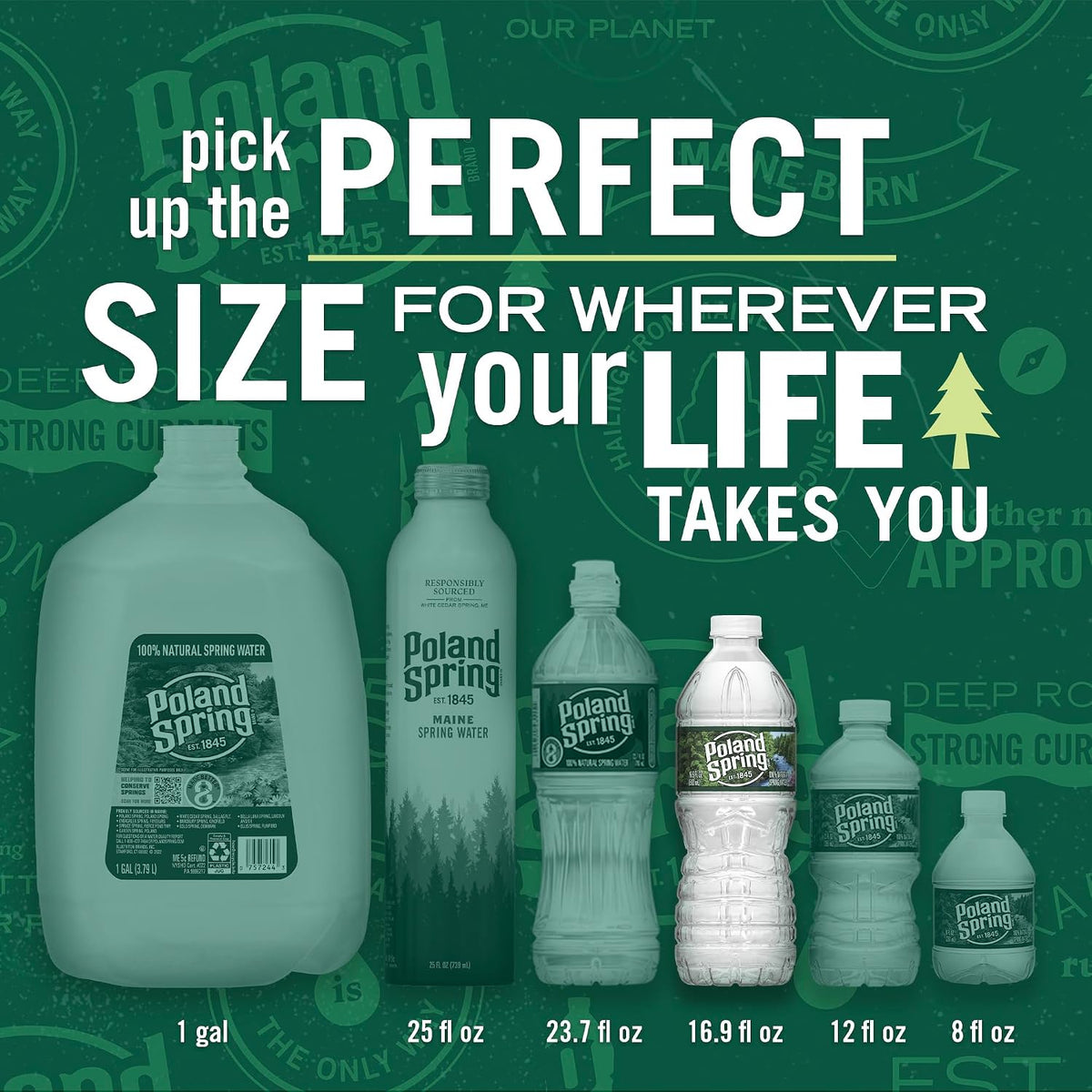 single-ingredient formulation (spring water) with no additives
