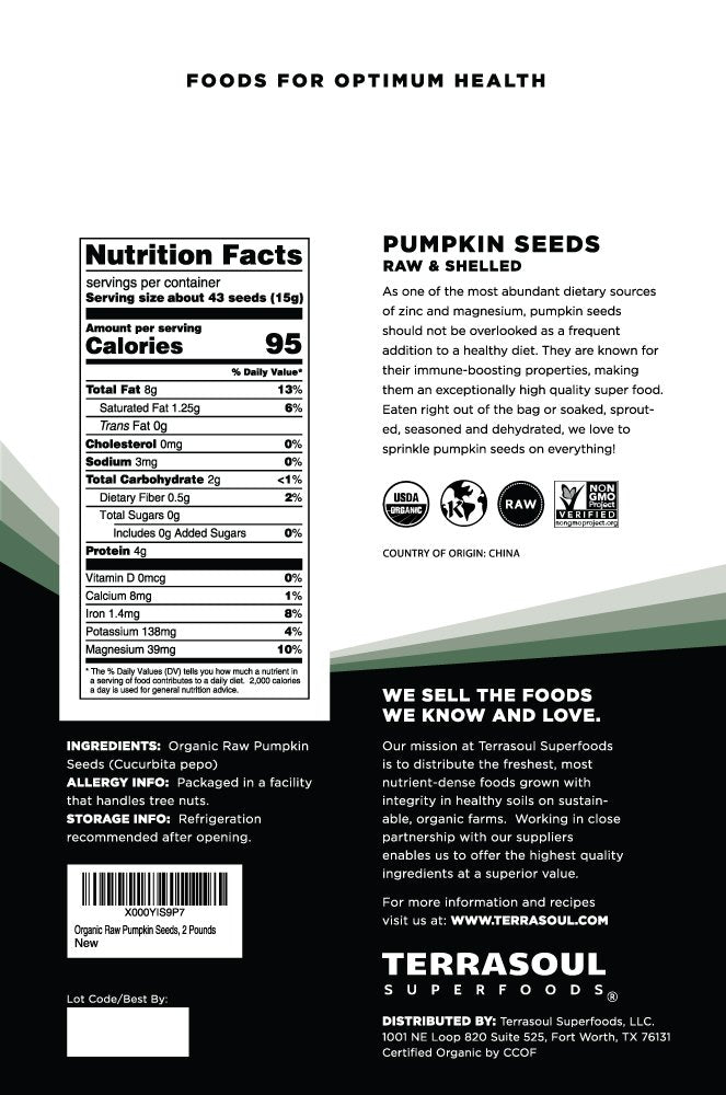 single-ingredient formulation with no additives, preservatives, or added salt