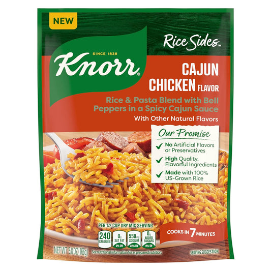 single-serve 5.8 oz pre-portioned pouch with rice and vermicelli pasta blend