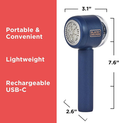 six durable stainless steel blades for high-efficiency fabric restoration