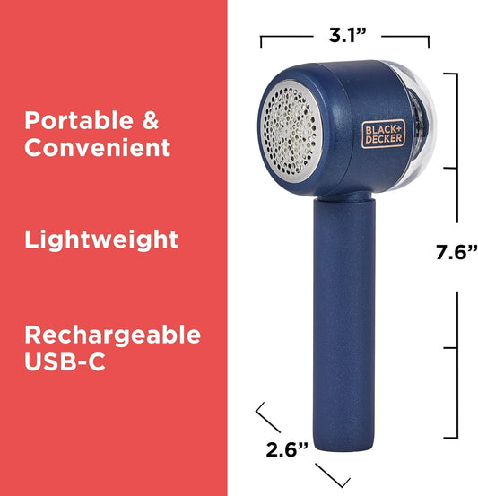 six durable stainless steel blades for high-efficiency fabric restoration