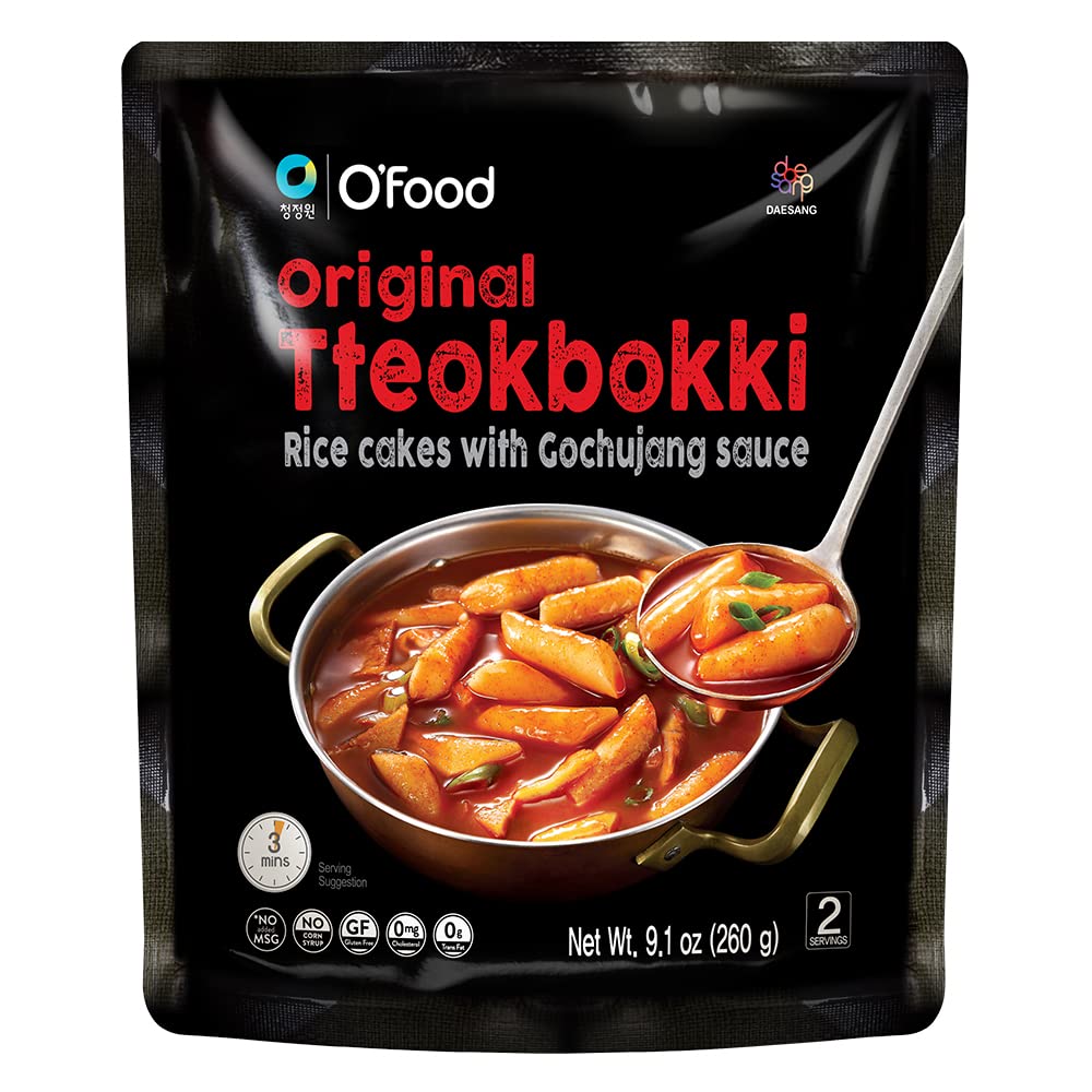 six flavor variants: original gochujang, diablo, garlic, sweet chili, rose, and bbq