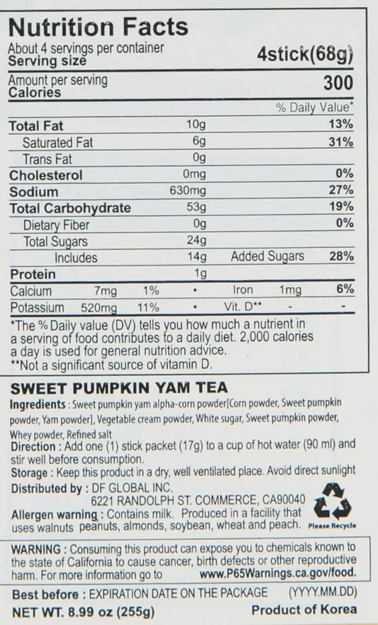 six flavor variants spanning corn-potato-yam, 15 multi grains, walnut-almond-adlay, 12 super grains, black grain mix, and sweet pumpkin-yam