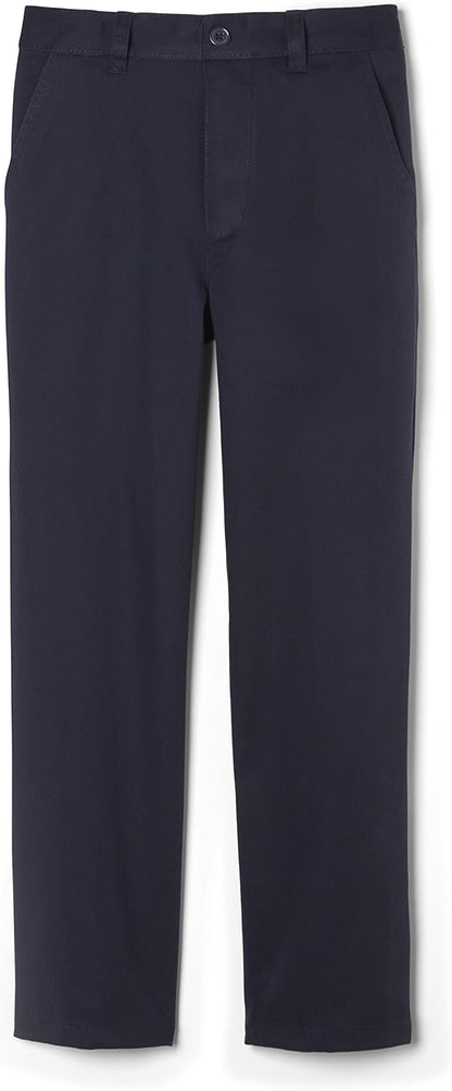 size range spanning toddler (2t) through big kid (20) in both standard and husky cuts