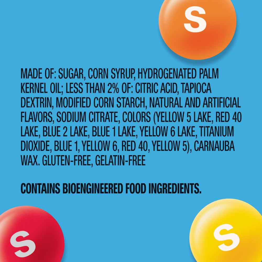 SKITTLES Mash-Ups Berry and Tropical Chewy Candy, 9-Ounce Travel Snack Bag for Road Trips, Car Cup Holders and Rest Stop Stops