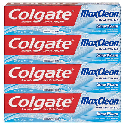 smartfoam formula that produces 30% more foam than leading fluoride toothpaste