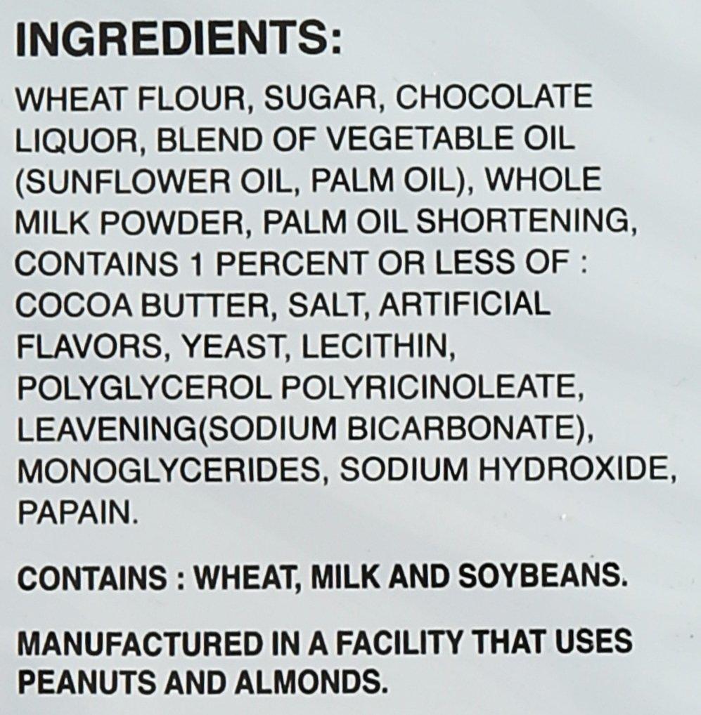 smooth chocolate cream coating (no filling inside the stick)