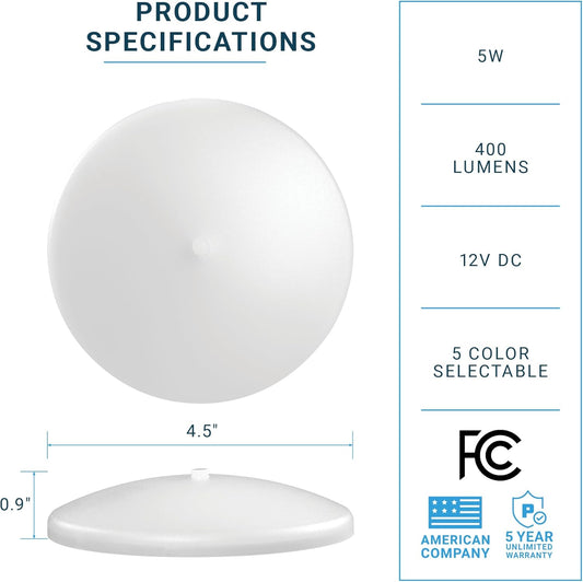 smooth dimming from 100% down to 10%