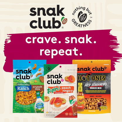 Snak Club Sweet & Salty Trail Mix, Family Size – Backpacking Pack Fuel for Outdoor Excursions, 14 oz Bag