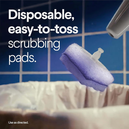 snap-off disposable pads for hands-free, hygienic trash disposal