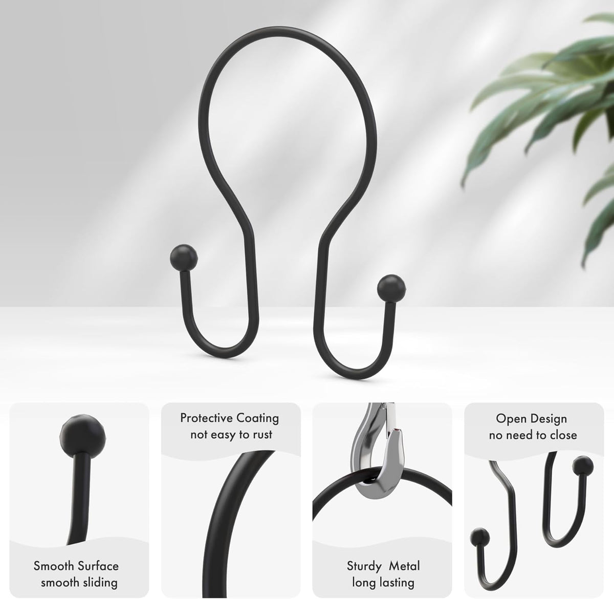 snap-on/snap-off installation requiring no pinching or twisting