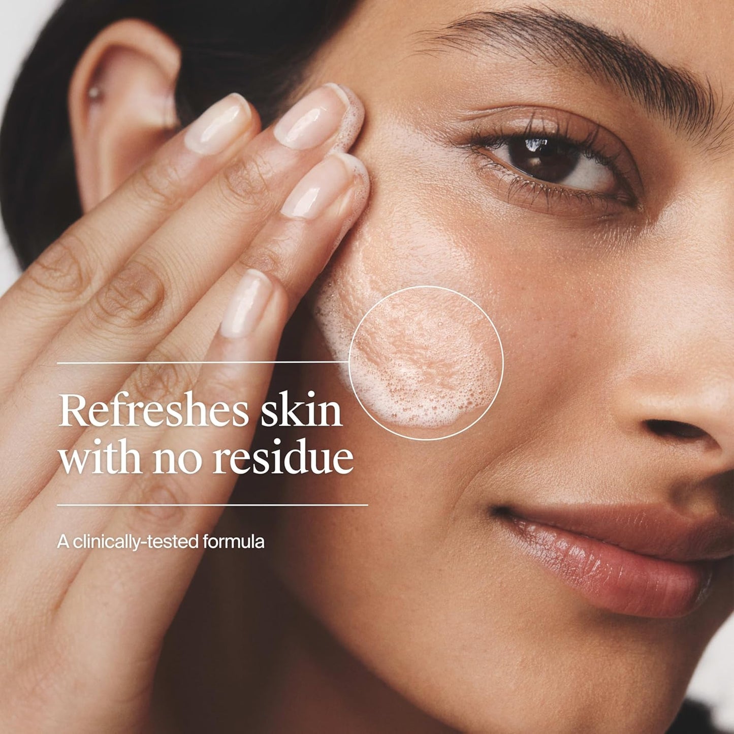 soap-free, alcohol-free, and oil-free formulation
